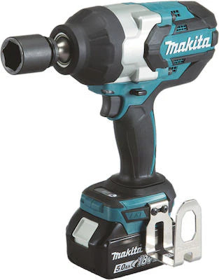 Makita Brushless Μπουλονόκλειδο - Παλμικο Δράπανο 2 Σε 1 - DTW1001RTJ 18V x2 Μπαταρίες 5Ah Με Υποδοχή 3/4” + Ταχυτσοκ