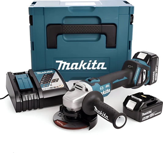Γωνιακός Τροχός Makita - DGA454RMJ 125mm x2 Μπαταρίες 24V - 5Ah Li-ion