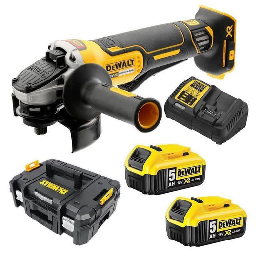 Γωνιακός Τροχός Μπαταρίας DCG405P2 - DeWALT 125mm x2 μπαταρίες 24V - 5Ah