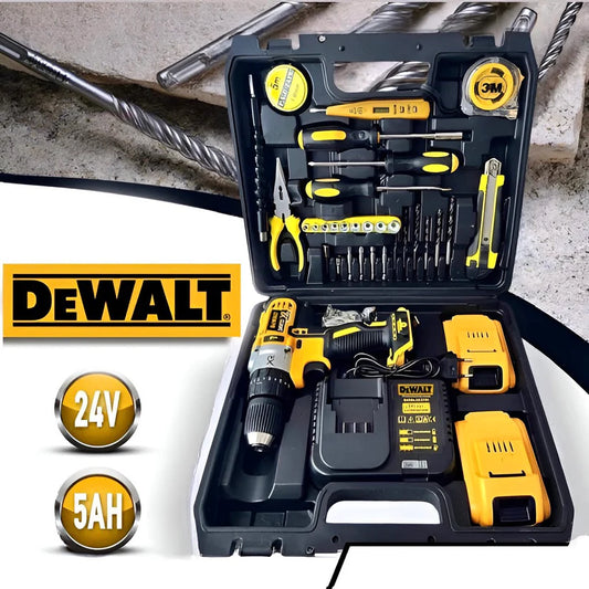 Δραπανοκατσάβιδο Μπαταρίας DCD771 - DeWALT Με 2 Μπαταρίες 24V - 5Ah Li-ion