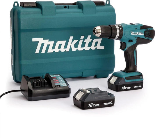 Δραπανοκατσάβιδο HP457DWE - Μakita Μπαταρίας 36V - 5Ah Με Δώρο Κασετίνα Εργαλείων